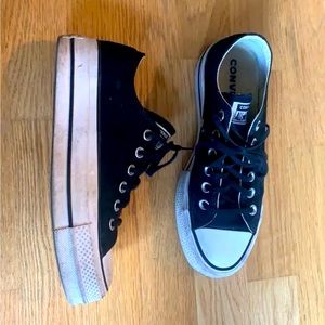 Platform Converse Black and White